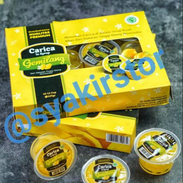 

Carica gemilang isi 12 cup
