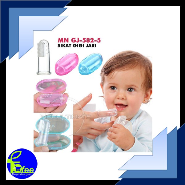 [IMPORT] - Sikat Gigi Bayi Anak / BabyTtoothbrush Kode SK99 Material 100% Food Grade Silicone Bubber