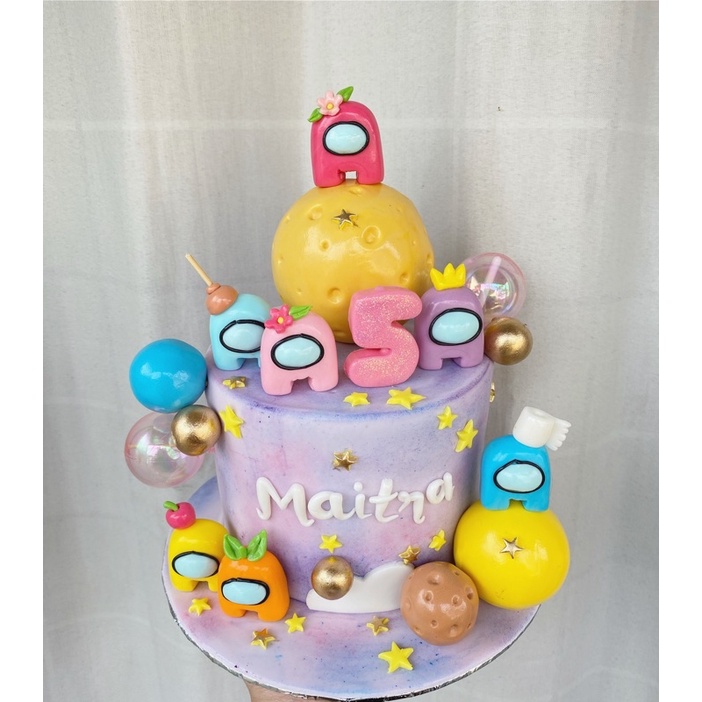 

Kue ultah Cake Among Us