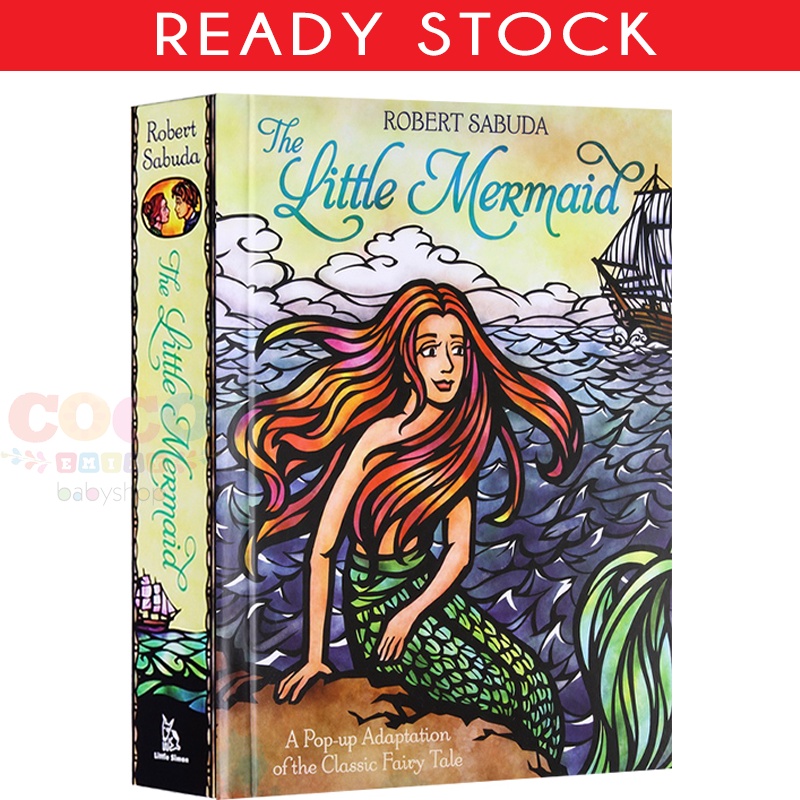 Pop Up 3D Board Book The Little Mermaid Buku Cerita Anak Ready