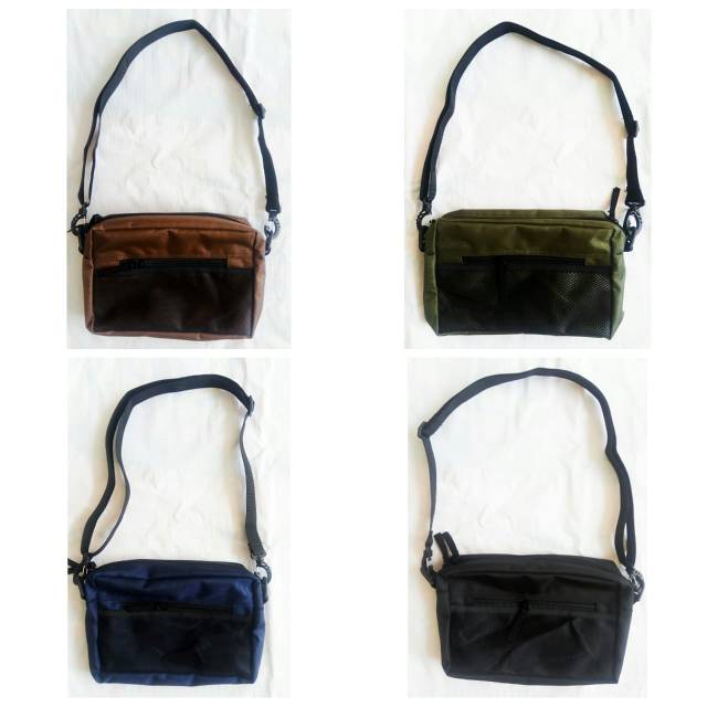 Tas slempang polos pria/pouch bag polos/slimbag polos/wetsbag polos/bagpack polos/tas ransel polos