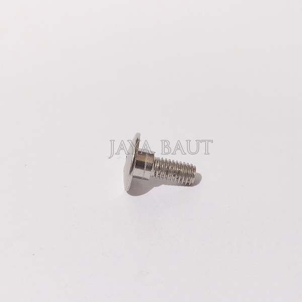 10 Pcs Baut Body Supra 6x18 Crom Krom Chrome