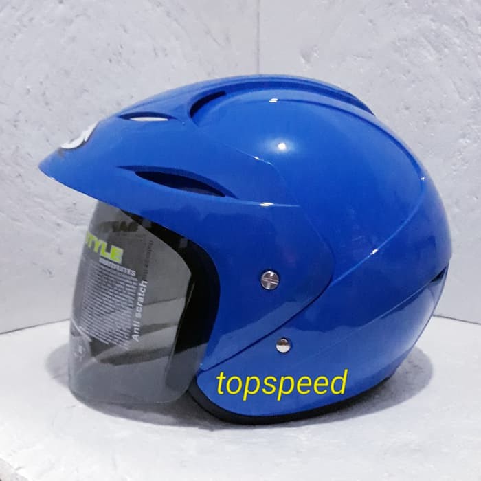 Jual Hiu helm murah hiu nico biru AL Keren