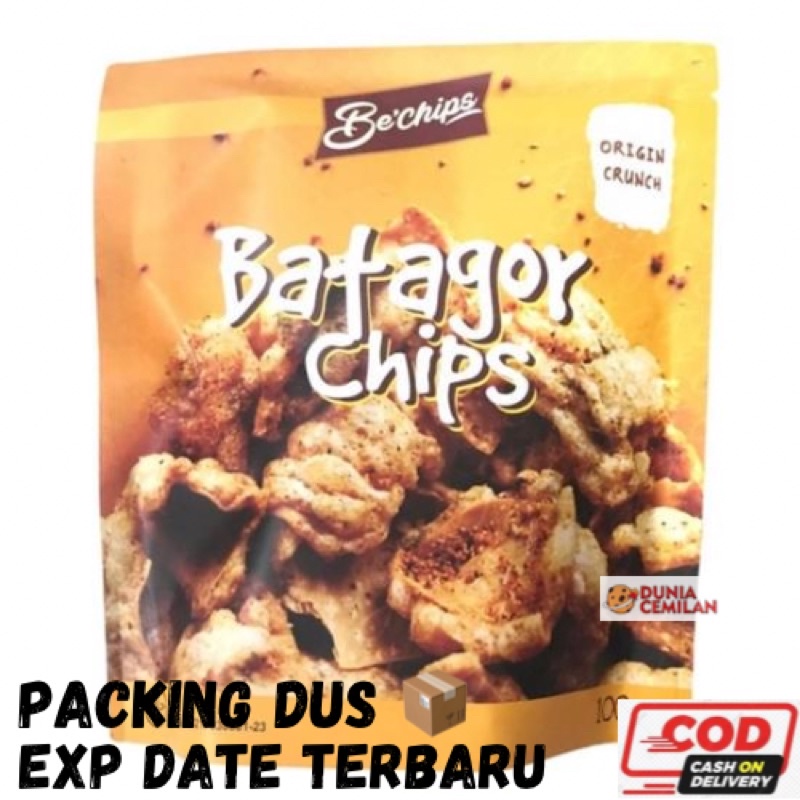 [TERMURAH!!] Batagor Chips BeChips 70gram (Kemasan Terbaru) - Original/Spicy