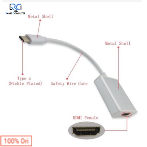 CONVERTER USB 3.1 TYPE-C TO HDMI / USB 3.1 TYPE C TO HDMI