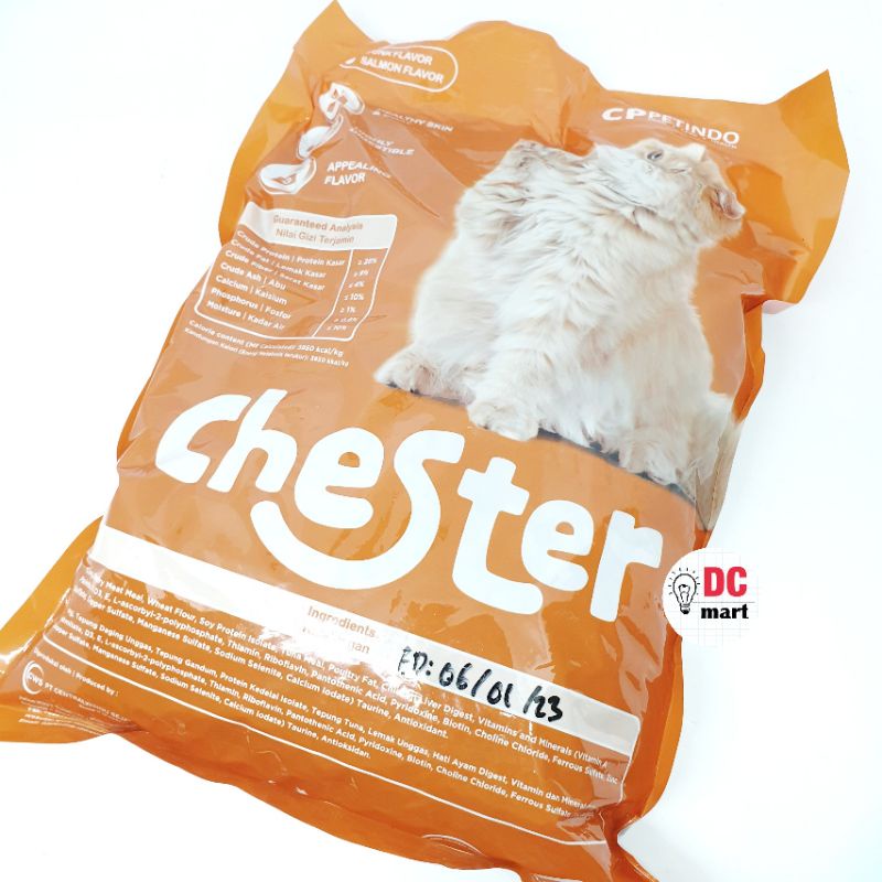 CHESTER Cat Food TUNA kemasan 1KG / Makanan Kucing All Stages