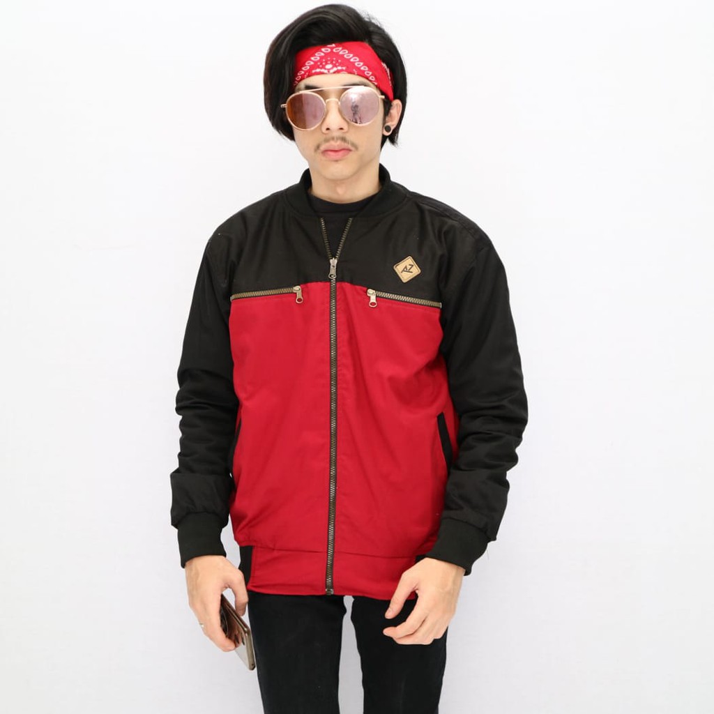 AZ Jaket Varsity Baseball Pria