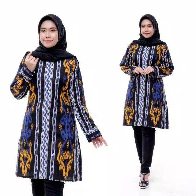 TUNIK BATIK / ATASAN BATIK WANITA / TUNIK KANTOR / TUNIK MURAH / SERAGAM BATIK / TUNIK MODERN /TUNIK