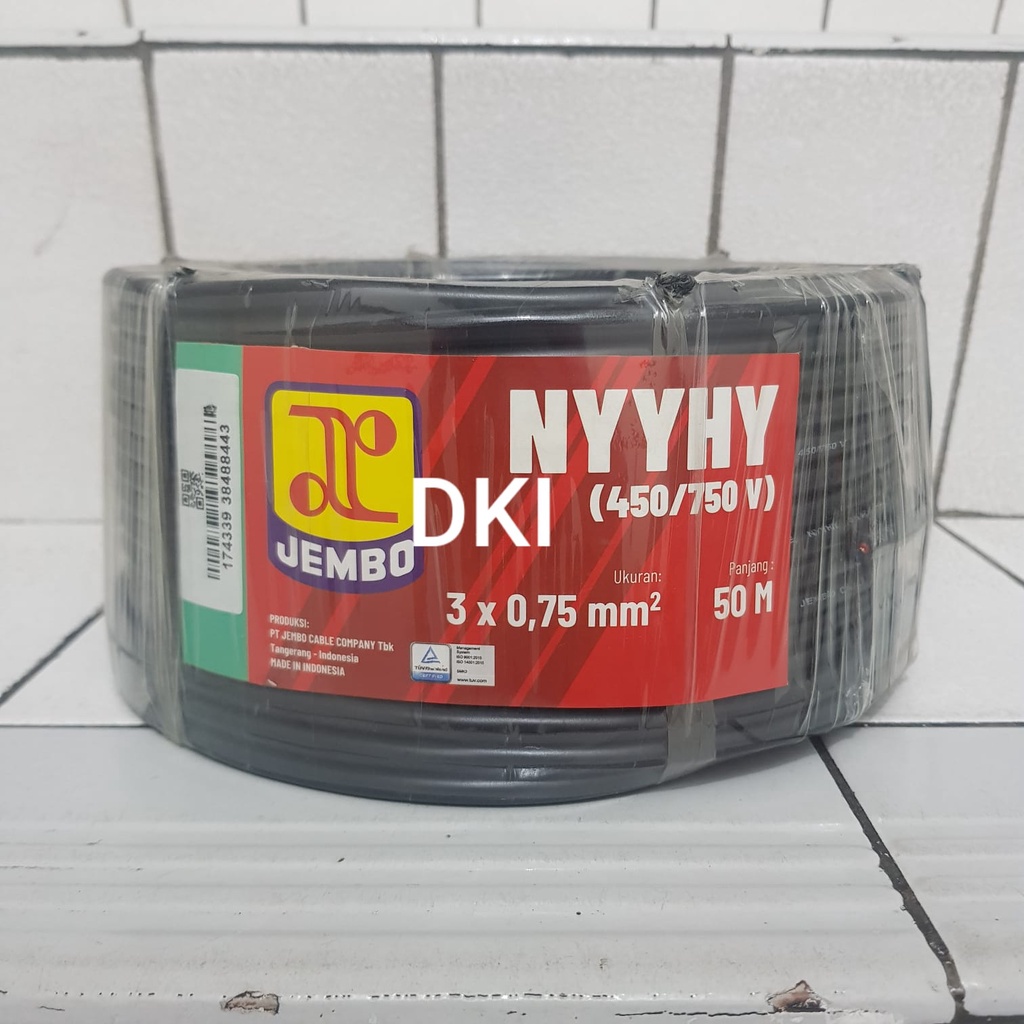 Kabel JEMBO NYYHY 3 X 0.75 mm 50 meter