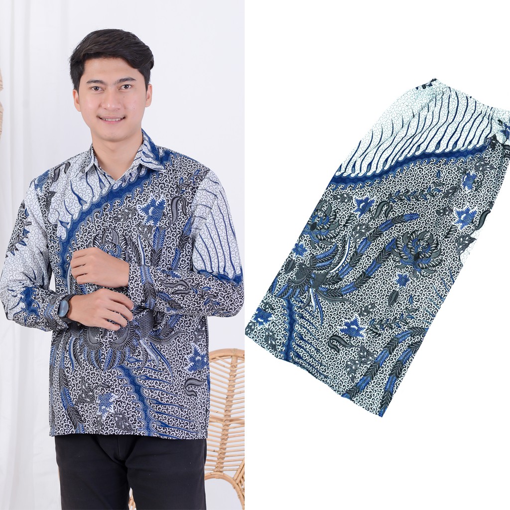 (MOTIF BARU) Nayaka Batik - Couple Rok dan Hem Batik Termurah Bahan Katun Prima Halus Update Motif Baru Kekinian Kemeja Batik Lengan Panjang Rok Kebaya Batik