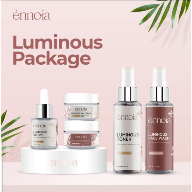 ENNOIA SKINCARE - LUMINOUS series paket komplit