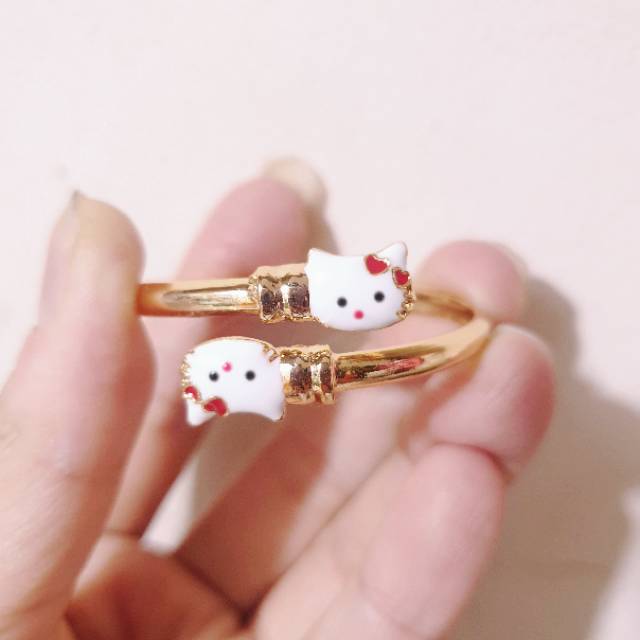 Gelang anak kitty lapis mas hello Kitty [GA-39]