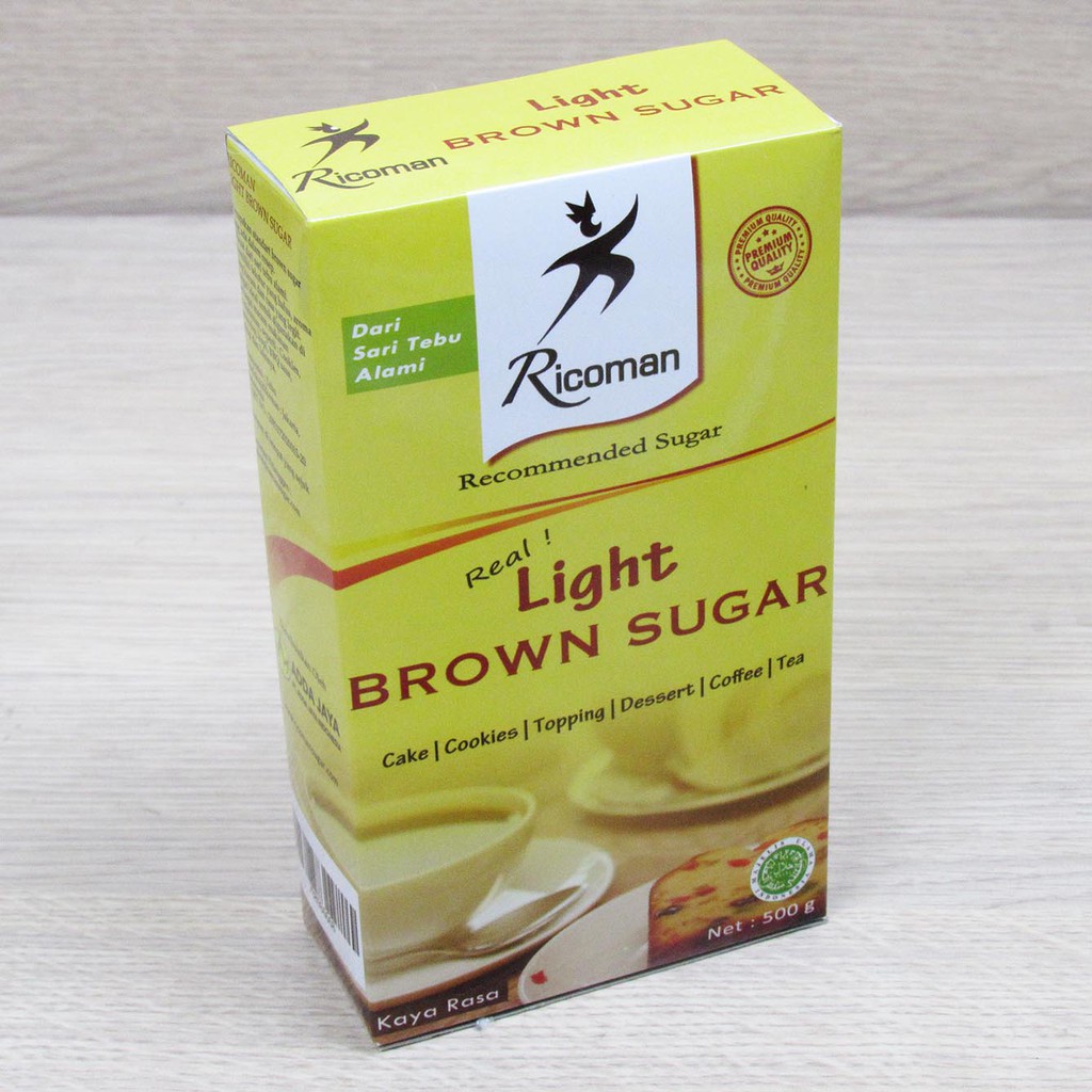 

LAKU Lht Brown Sugar Ricoman Kemasan Gram