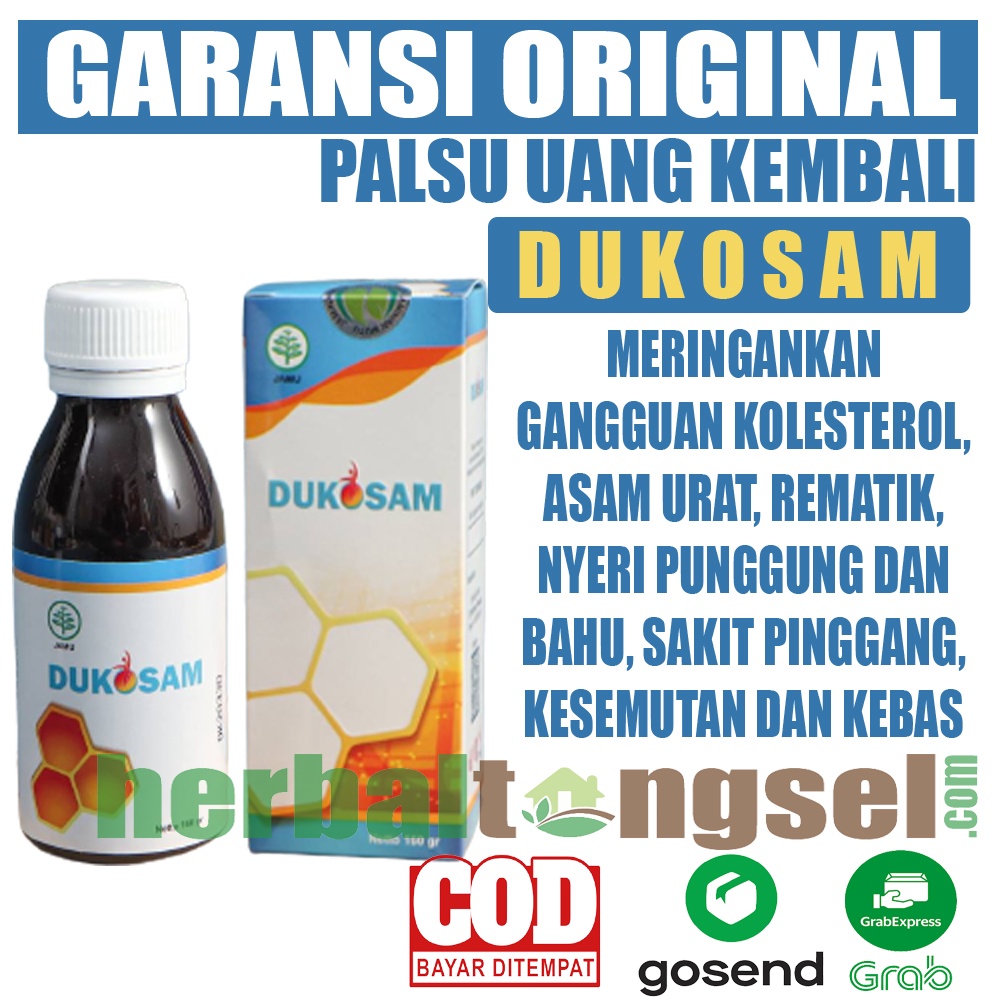 DUKOSAM MADU KOLESTEROL DAN ASAM URAT COD DUKOSAM FORTE MADU KOLESTEROL DAN ASAM URAT DUKOSAM HERBAL