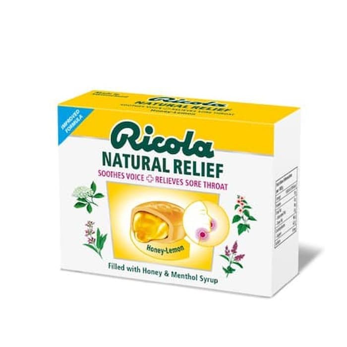 

#HANDCARRY Ricola Natural Relief Honey Lemon 51g - UFOHCR1136