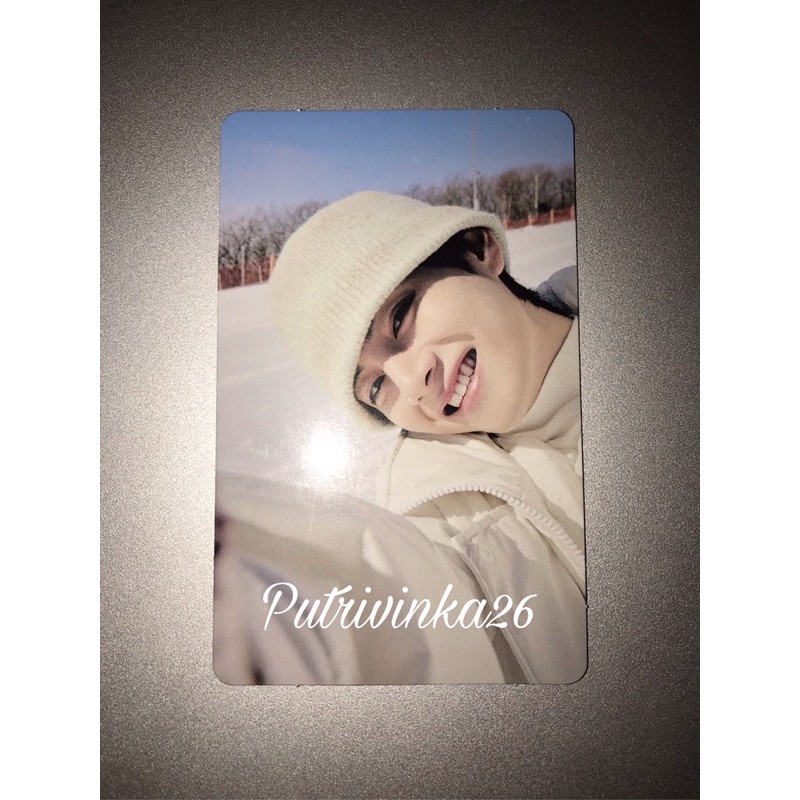 [READY STOCK] OFFICIAL PHOTOCARD PC TAEHYUNG / V BTS WINTER PACKAGE 2021 IN GANGWON
