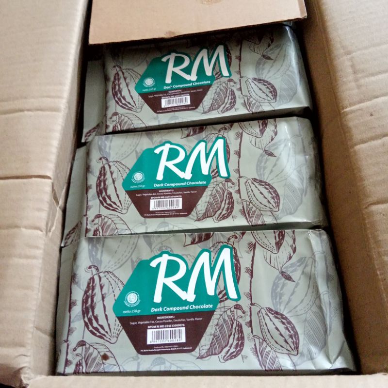 

2Xbtygneal Sakha Snack ) Coklat Batangan Rm 250Gr Dark Compound Chocolate Coklat Batangan 250 Gram