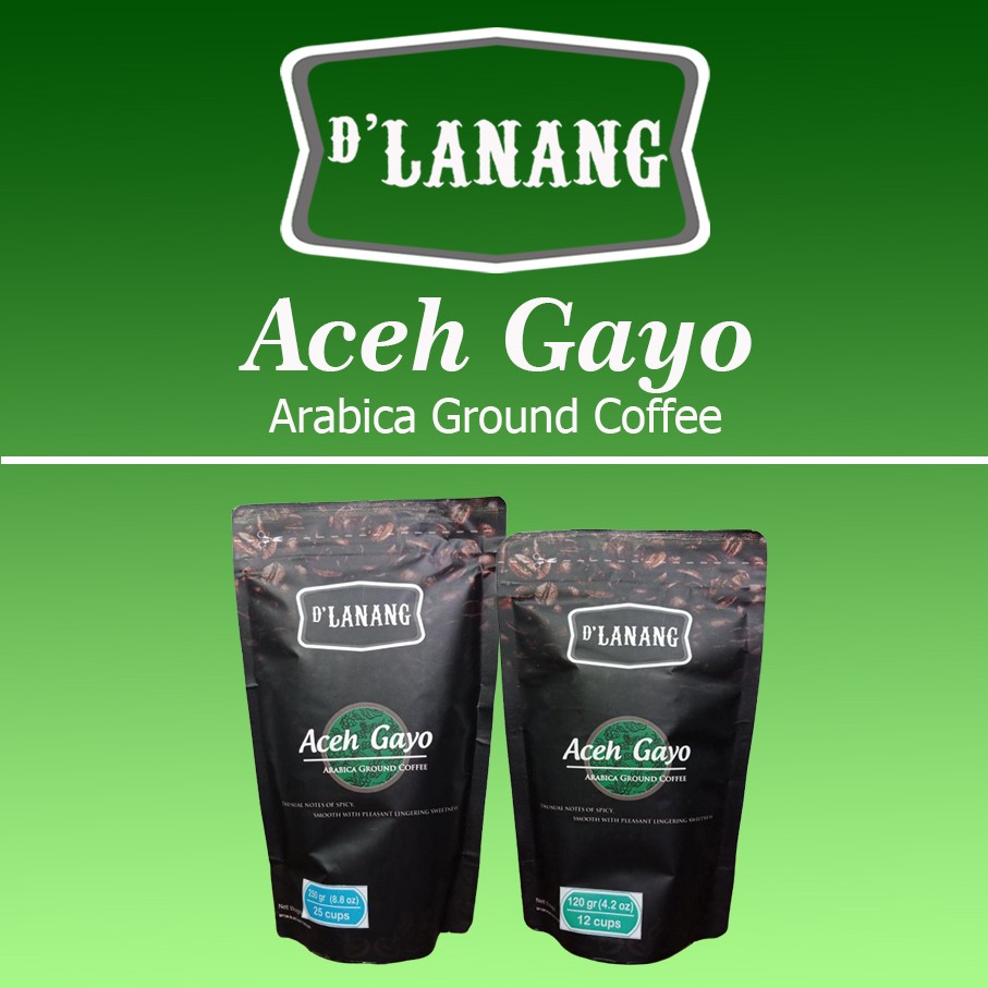 

BEST SELLER De Lanang Aceh Gayo Arabika Ground Coffe Asli