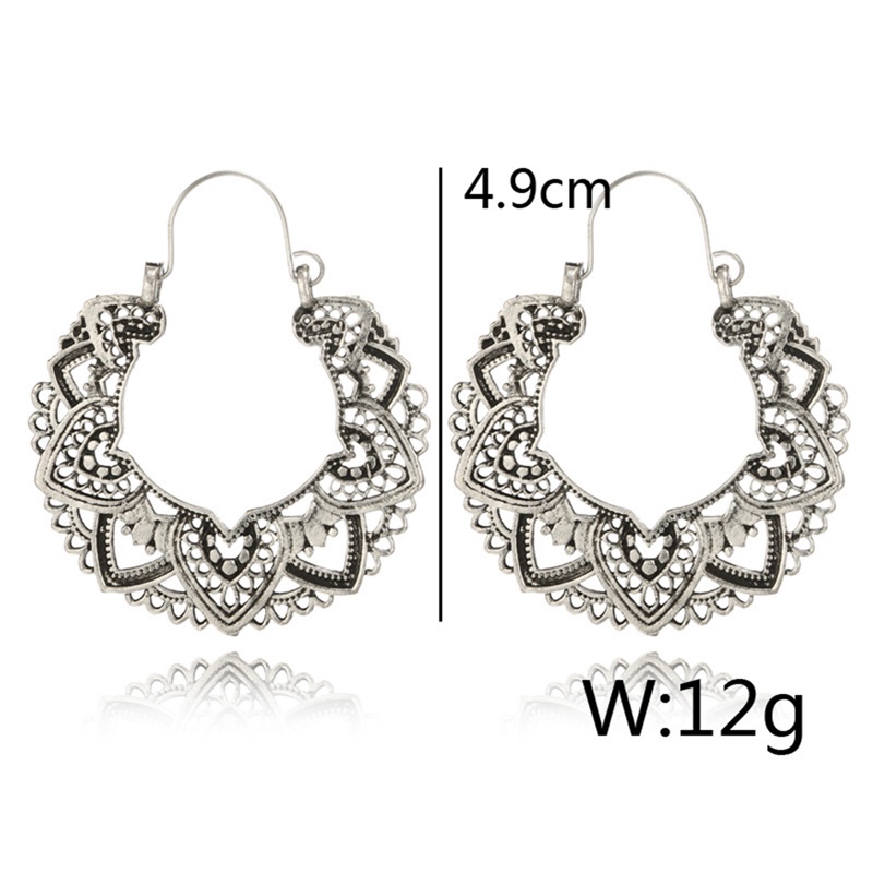 Anting Hoop 925 Silver Gaya Elegan Untuk Wanita