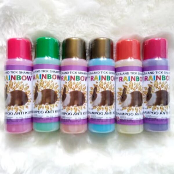 Rainbow Rabbit 125ml Sampo Shampo Anti Kutu Kelinci Flea Tick Shampoo