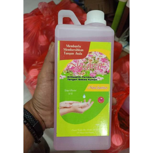 HAND SANITIZER 1LITER BOTOL DIRIGEN TUTUP SEGEL