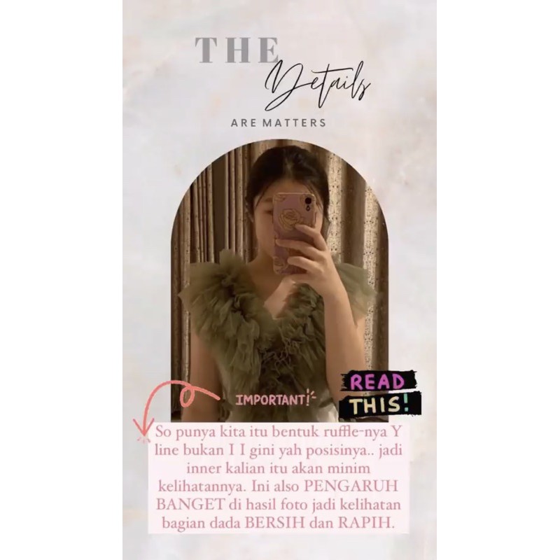 𝙏𝙪𝙩𝙪𝙡𝙡𝙚 Yuri Ruffle Tulle Top / Ruffle Tile / Ruffle Makeup / Ruffle MUA