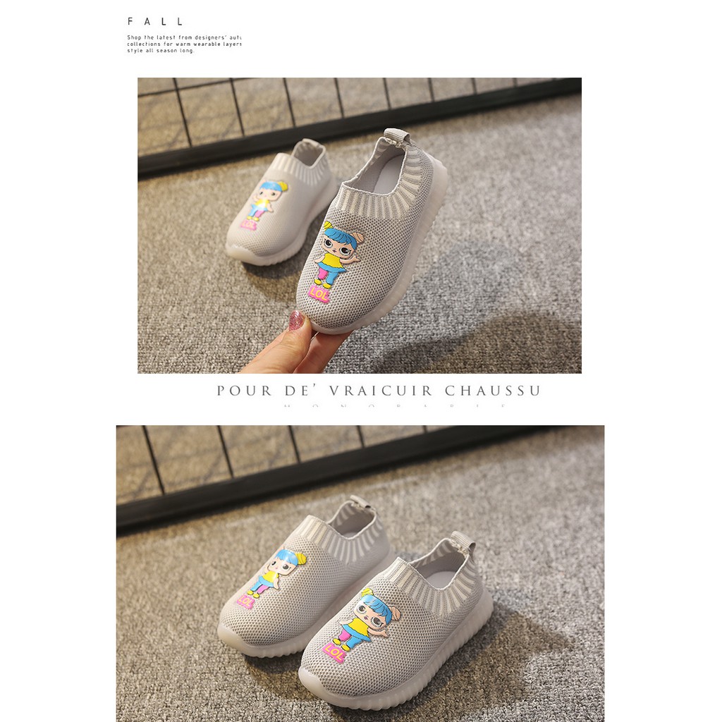 SEPATU LED LITTLE GIRL LOL CUTE