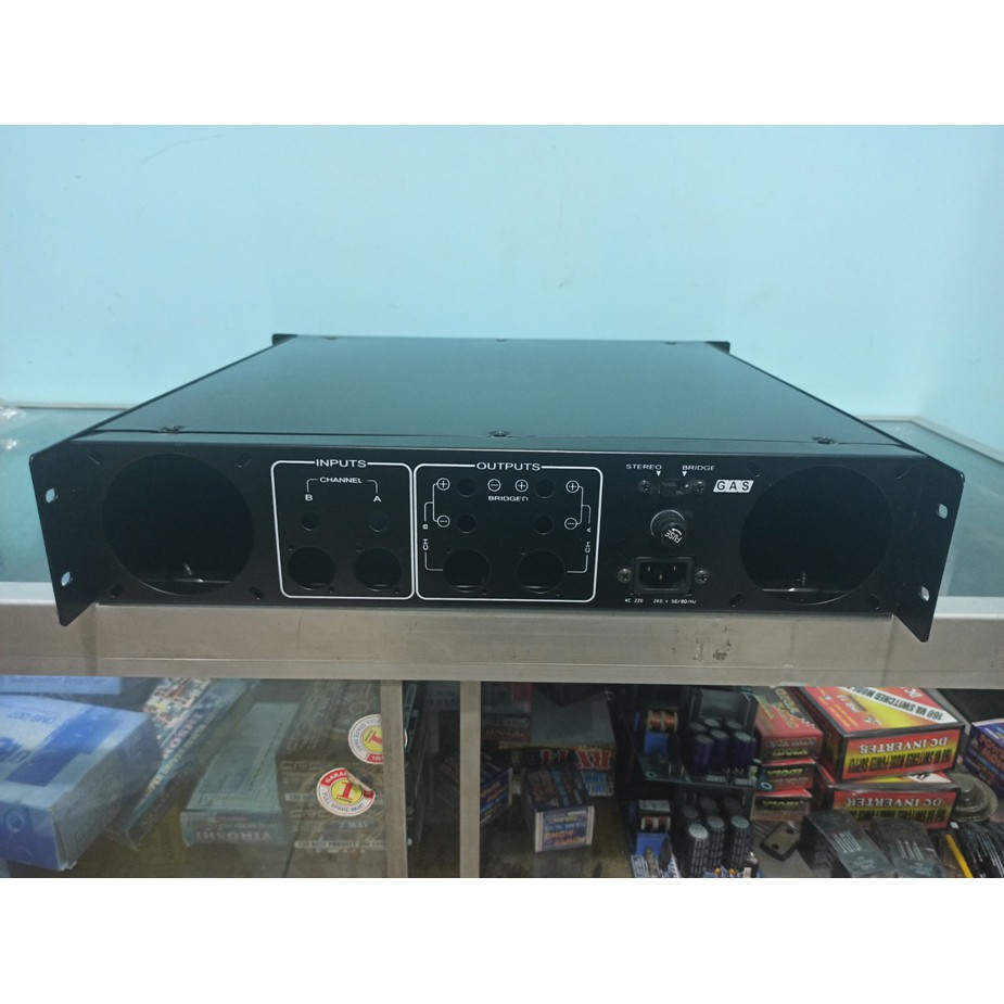 BOX POWER AMPLIFIER PROFESIONAL SOUND SYSTEM CA12 PLUS PANEL KNOP GAS