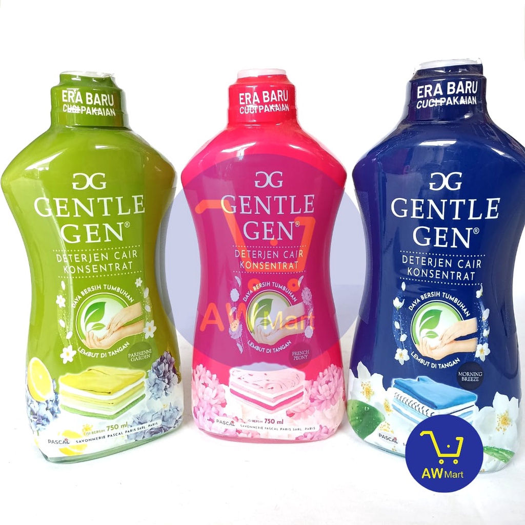 GENTLE GEN DETERJEN CAIR KONSENTRAT BOTOL X 750 ML - ALL VARIAN