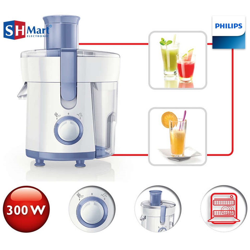 PHILIPS DAILY JUICER EXTRACTOR HR1811 / HR 1811 300WATT GARANSI (MEDAN)