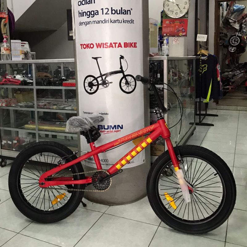 SEPEDA ANAK BMX TRENDYII UKURAN 20 INCH BAN JUMBO BESAR 3.0