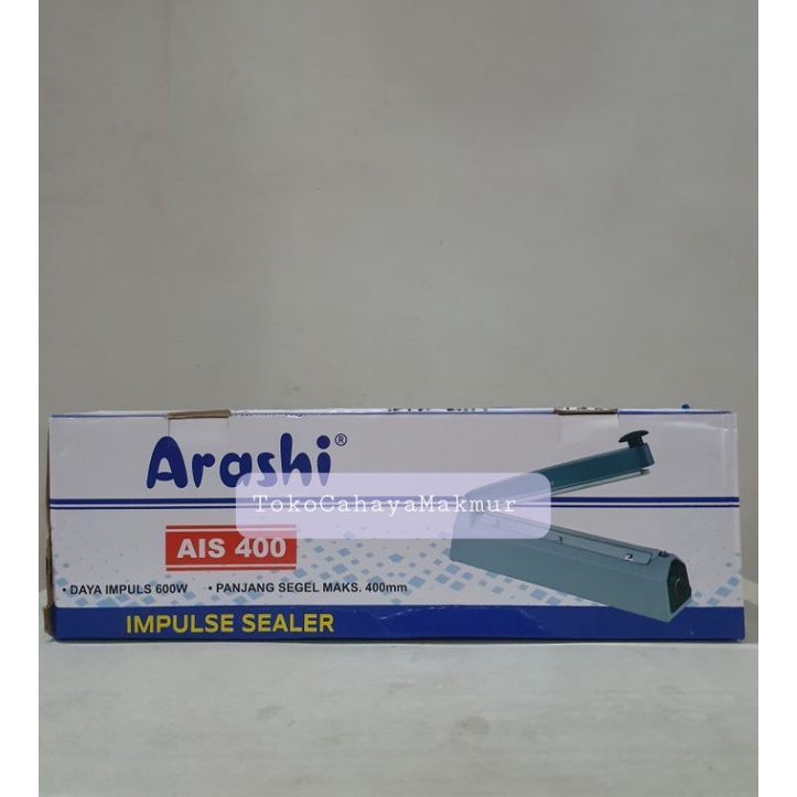 Impulse Sealer 40cm AIS 400 Arashi / Alat Press Plastik /Mesin Plastik