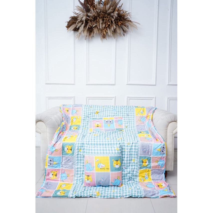 Balmut Bantal Selimut yg bisa dilipat jadi bantal Queen size 150x200cm