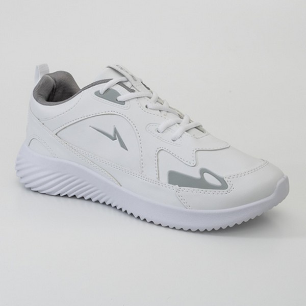 Sepatu Pria Dewasa  Putih - Abu Abu Ando Frey - Sepatu Casual - Sneakers pria