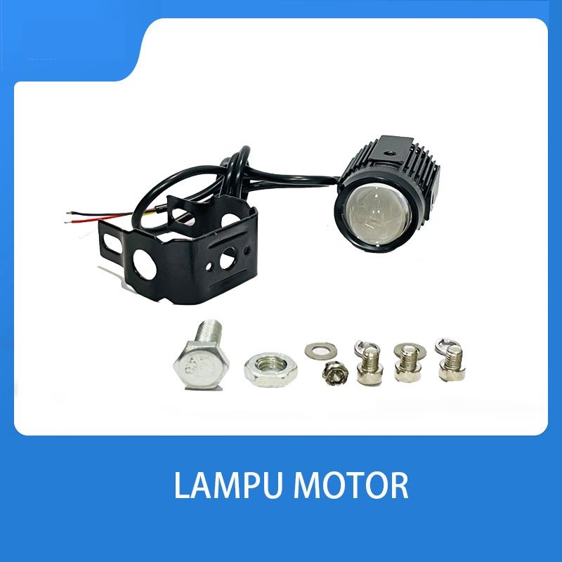 Lampu tembak laser foglamp superbright d2 mini putih-kuning higt low NMAX AEROX OLD NEW PLUS BREKET