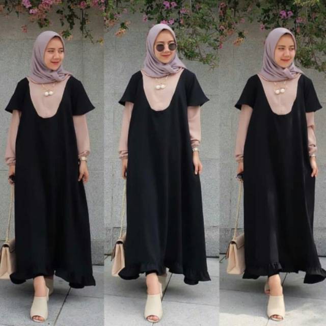 Ruairu MAXI ZAFINA GAMIS ZAFINA 6 WARNA Murah