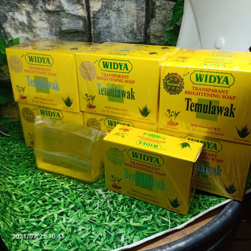 12 PCS SABUN TEMULAWAK WIDYA HOLO ORIGINAL BPOM