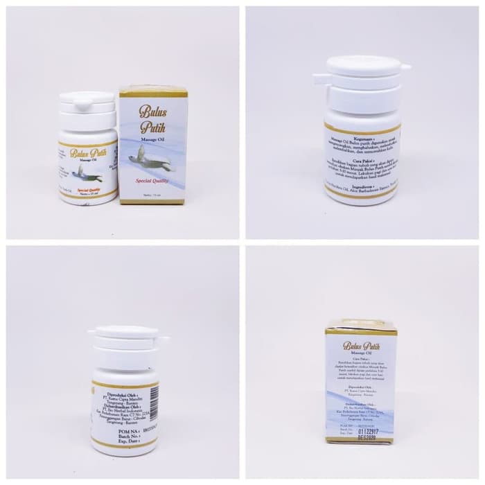 Minyak Bulus Putih - Bulus Putih Massage Oil Original BPOM