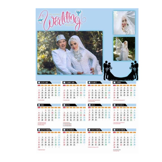

KALENDER 2019 WEDDING