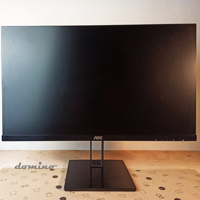 LED AOC 24V2Q 24" 75Hz Monitor Gaming 5ms Freesync G-Sync 24inch IPS 24 Inchi Full HD Borderless