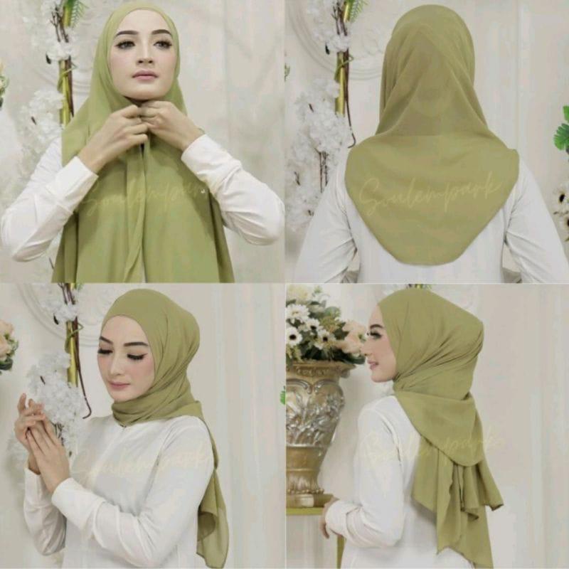 Pashmina Ceruty Oval Kekinian