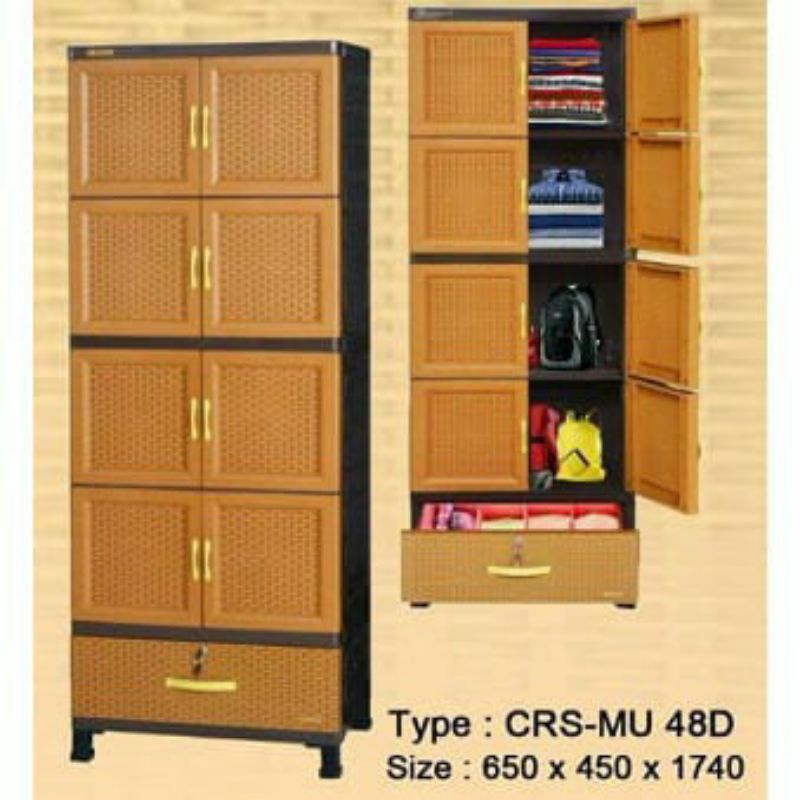 Lemari Plastik CRS-MU 48 D