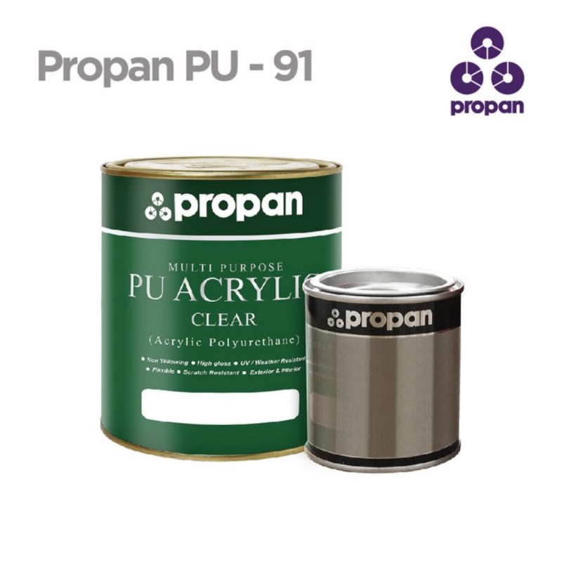 

Propan PU -91 ACRYLIC TOP COAT Tahan Segala Cuaca