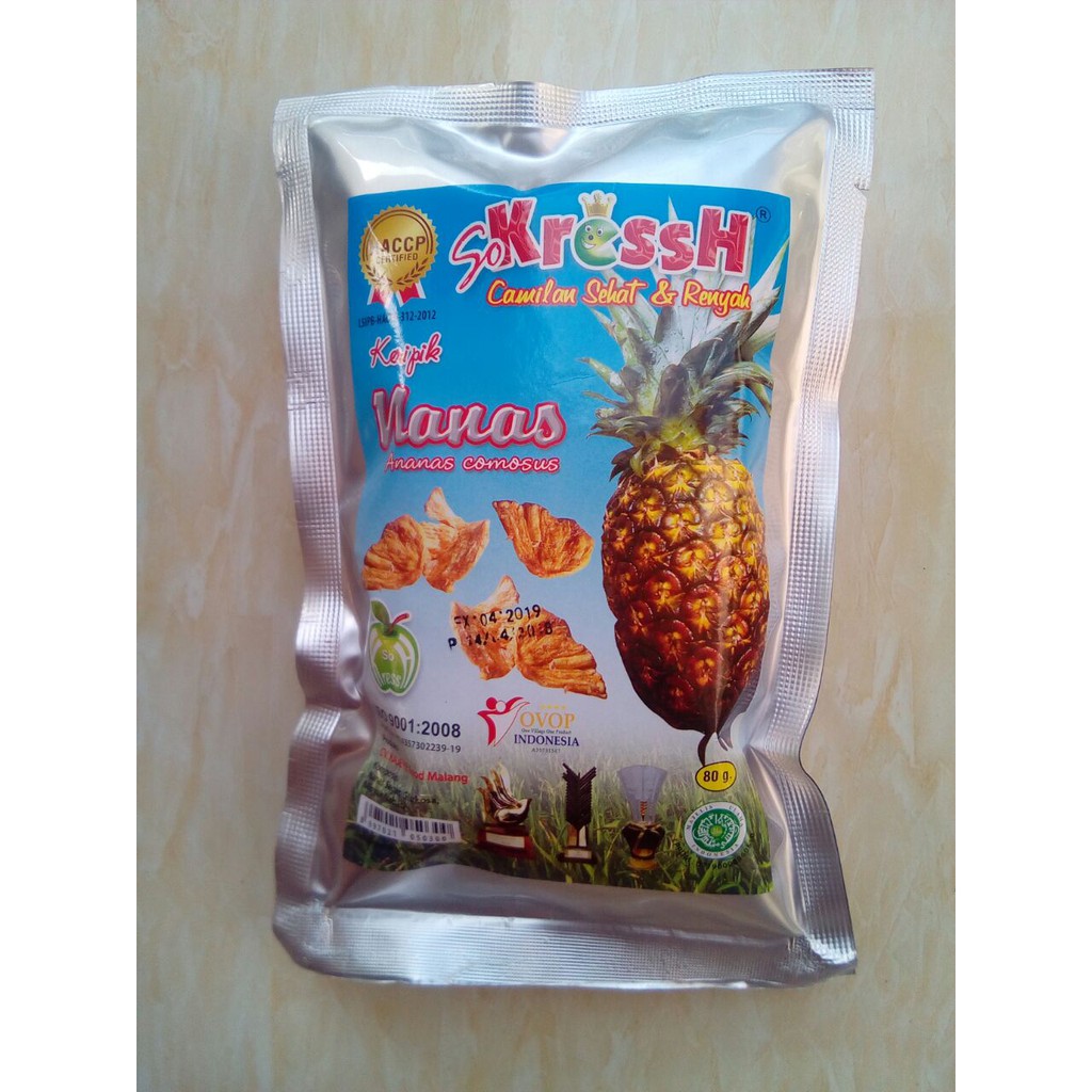 

KERIPIK NANAS 80 GRAM (SO KRESSH-ASLI MALANG)