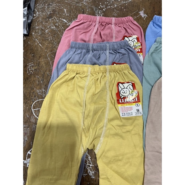 (6pcs) USAGI premium polos celana panjang anak bayi pampers anak baby