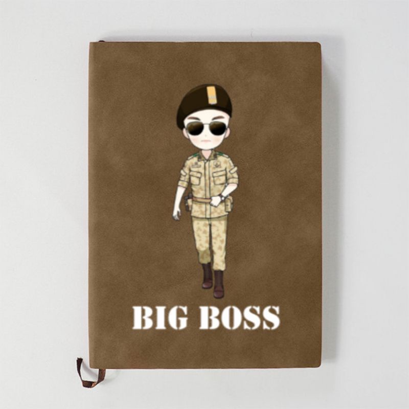 

Notebook Song Jong Ki Retro Kulit A5 Custom Notepad