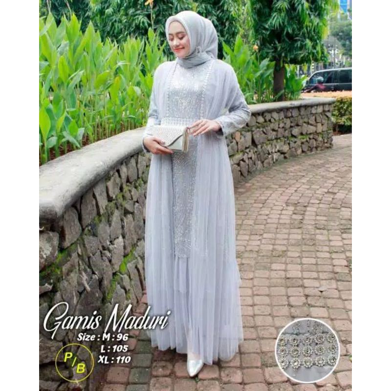 PRODUK OROGINAL/GAMIS KONDANGAN MEWAH/GAMIS MADURI/BY PB