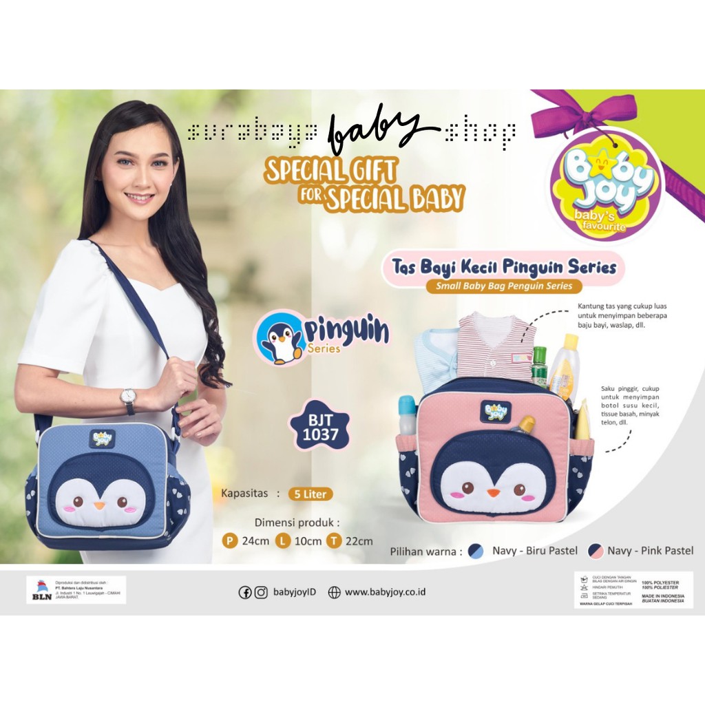 BABY JOY TAS KECIL TRENDY ( PINGUIN)/ CINTAKA( SEAL, SAILOR, BIRDY, FOX, BIRDY )/ OMILAND PANDA MURAH