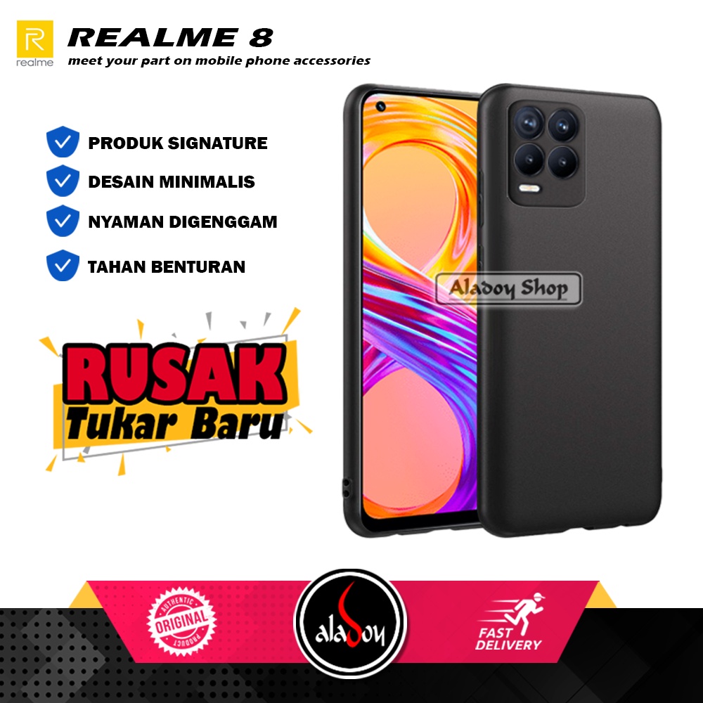 Case REALME 8 4G Ultrathin Macaron Softcase