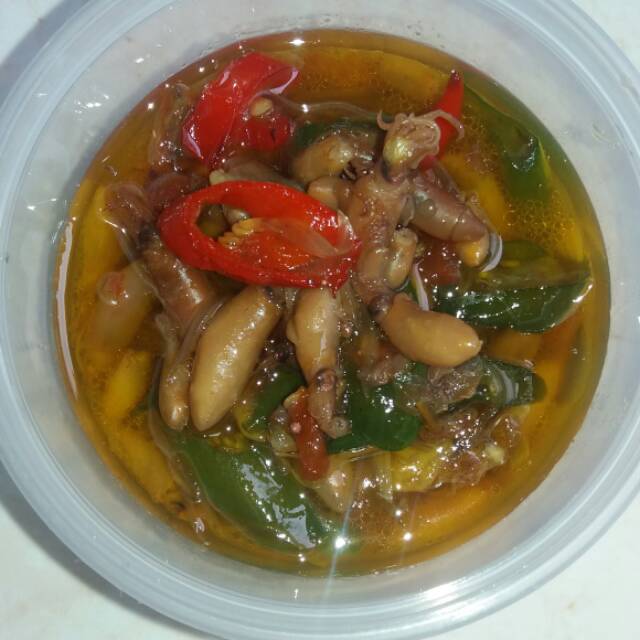

Asam Manis baby cumi cup kecil